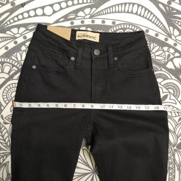 SILVER Curvy High Skinny jeans size 2 - Picture 10 of 12